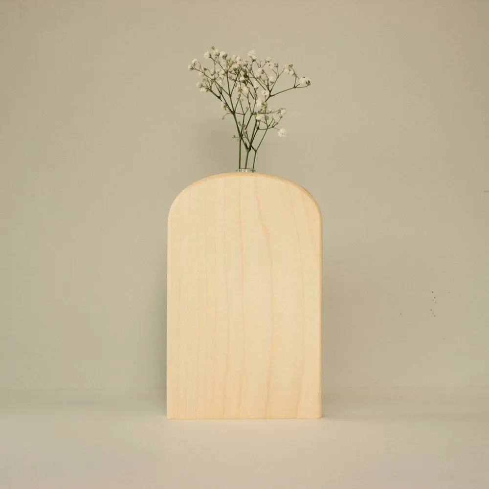 Floral decoration - Wooden Vase - WOODEN STORY