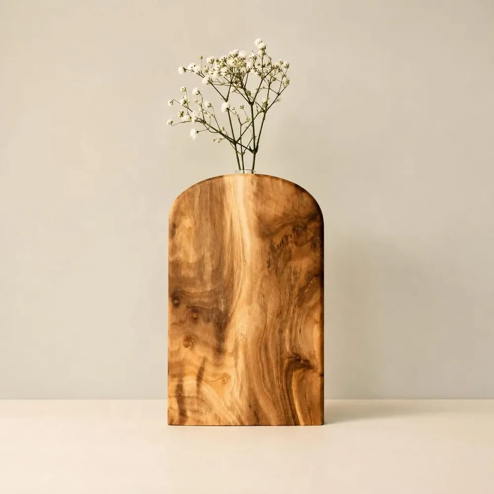 Floral decoration - Wooden Vase - WOODEN STORY