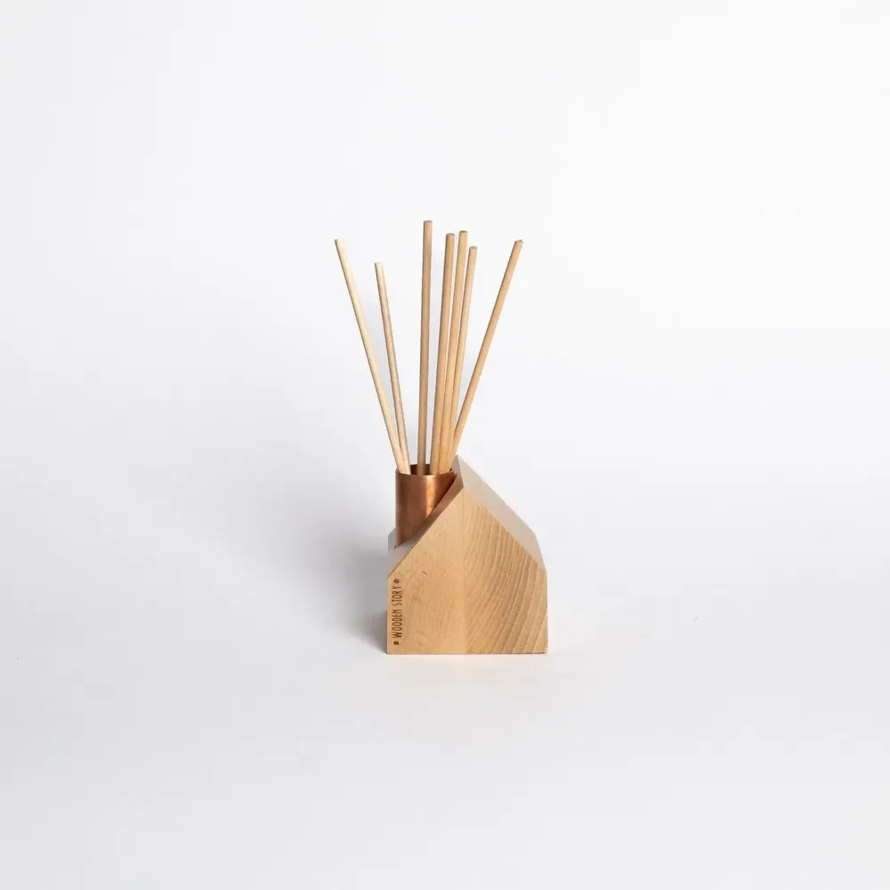 Decorative objects - wooden candle holder -decor House - WOODEN STORY