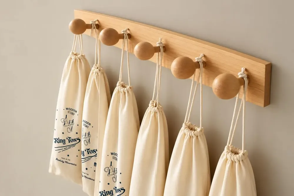 Wall ensembles - Wooden Wall Hooks - WOODEN STORY
