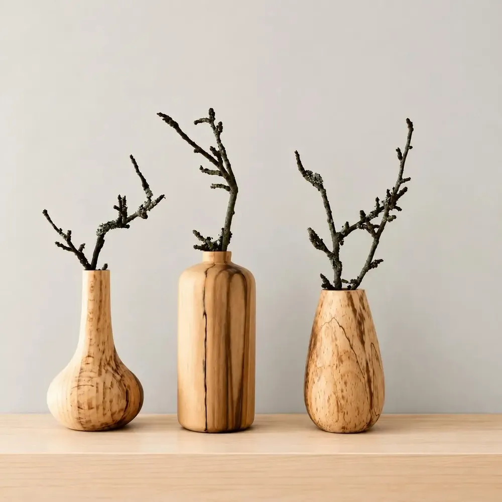 Vases - Wooden Vase - WOODEN STORY