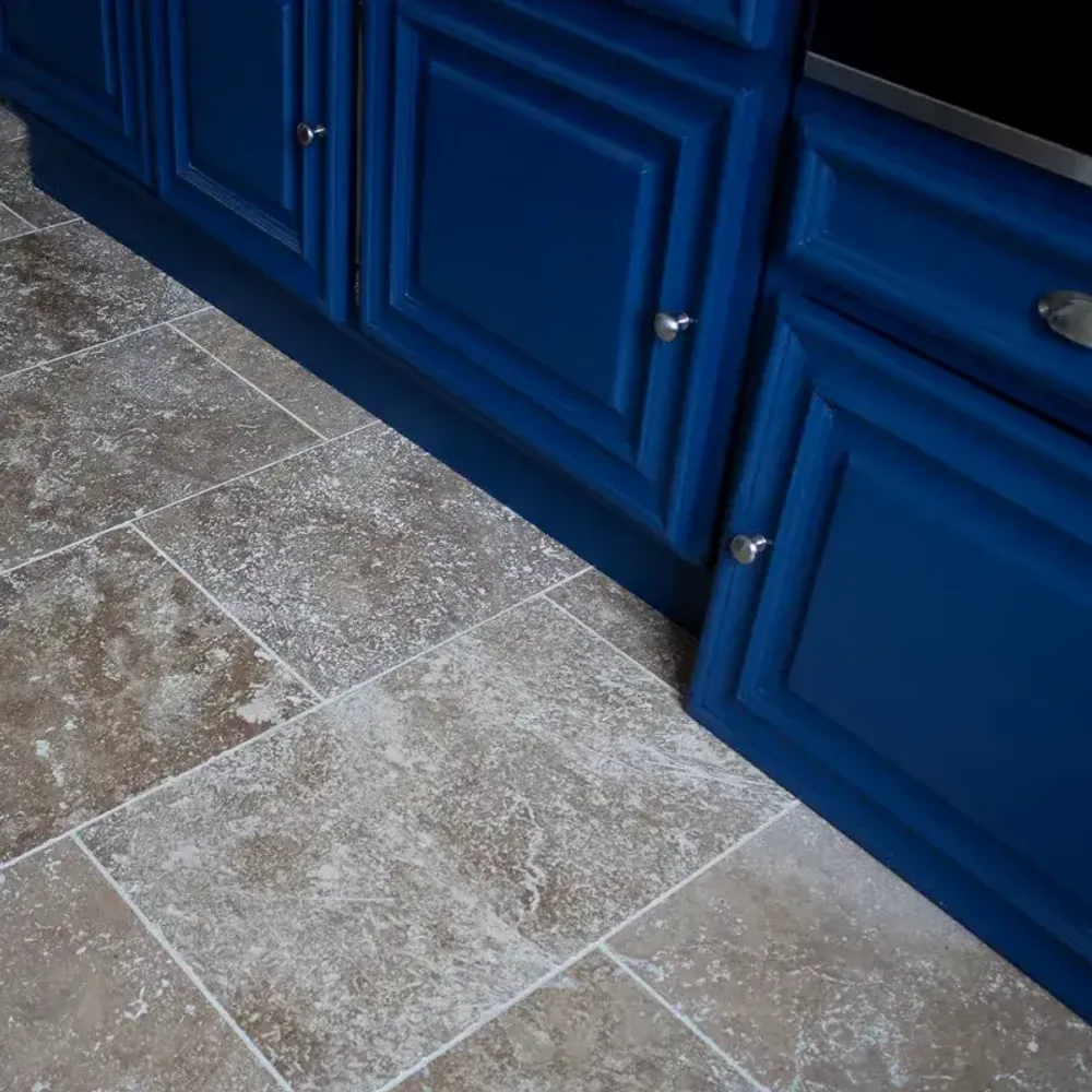 Indoor floor coverings - Travertine first choice Mix — 61 × 40.6 × 1.2 cm - LIGERIO