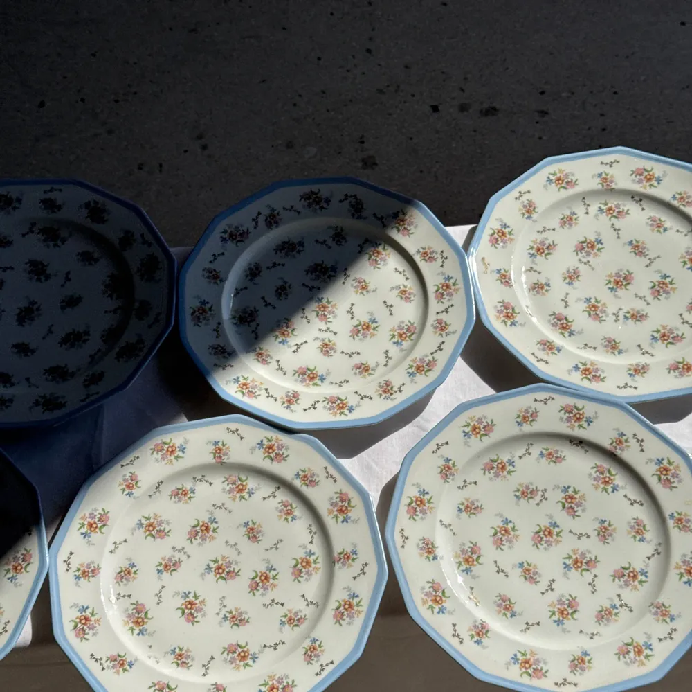 Formal plates - Set of 10 Limoges France porcelain dinner plates with bouquets - OFFICE OBJETS