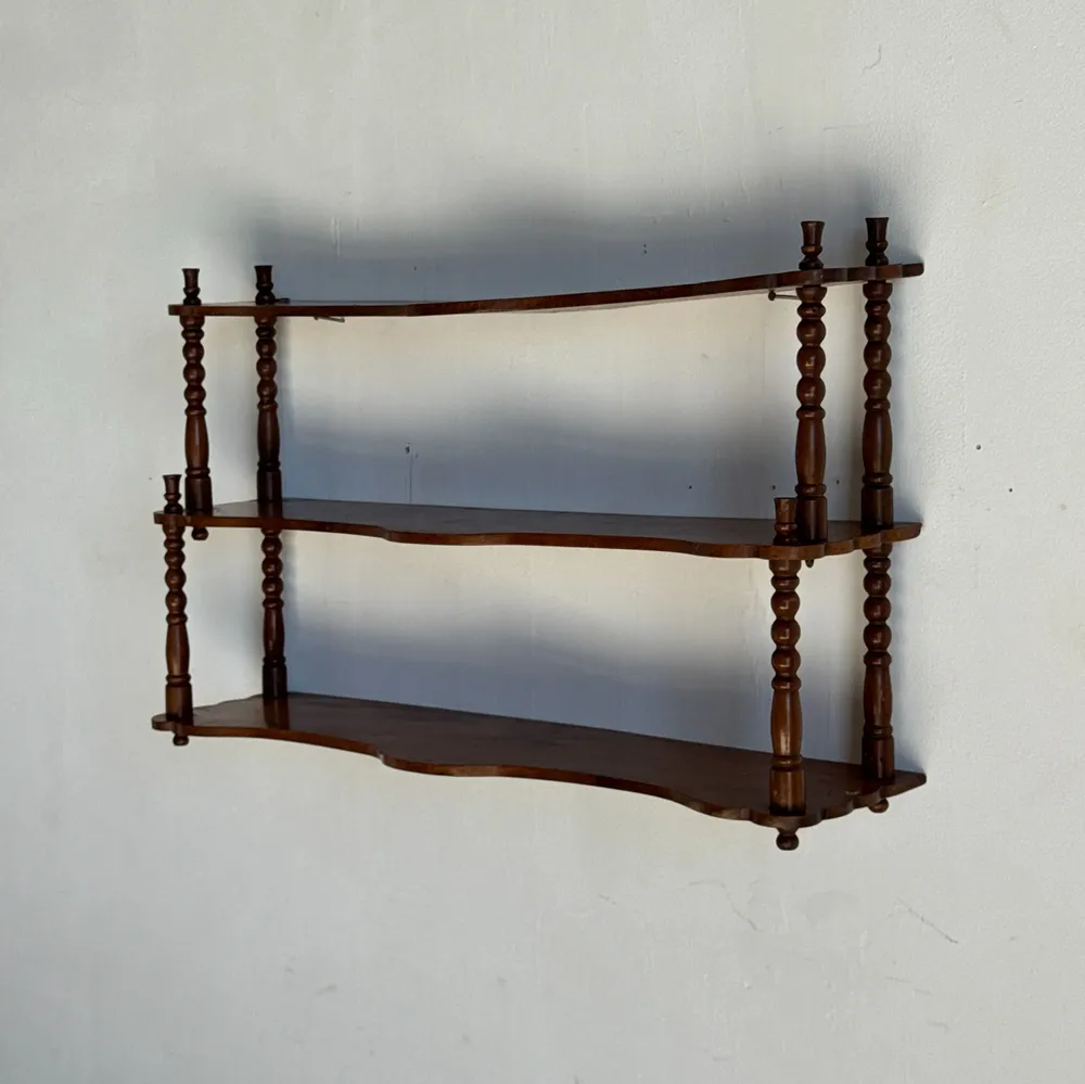 Shelves - Small oak three-tier shelf H68 L41 - OFFICE OBJETS