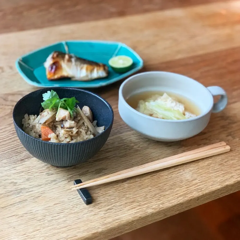 Bowls - Strisch - rice bowl - MARUMITSU POTERIE