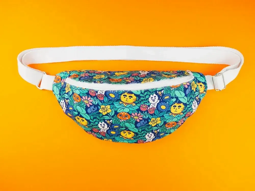 Bags and totes - "Flowers” fanny pack - Limited edition - YEAAAH! STUDIO
