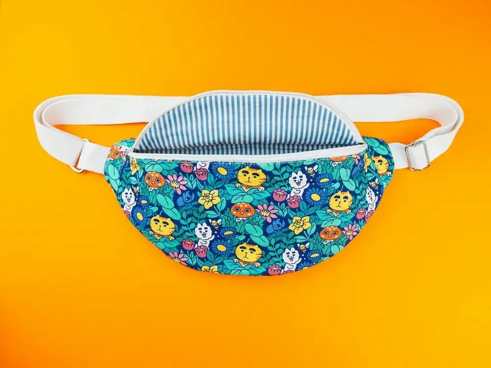 Bags and totes - "Flowers” fanny pack - Limited edition - YEAAAH! STUDIO