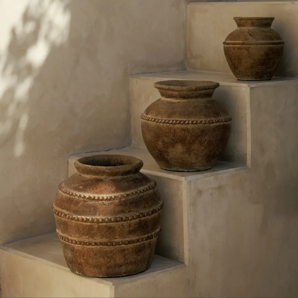 Decorative objects - Rantai terracotta pot/planter - DESIGN TRIP