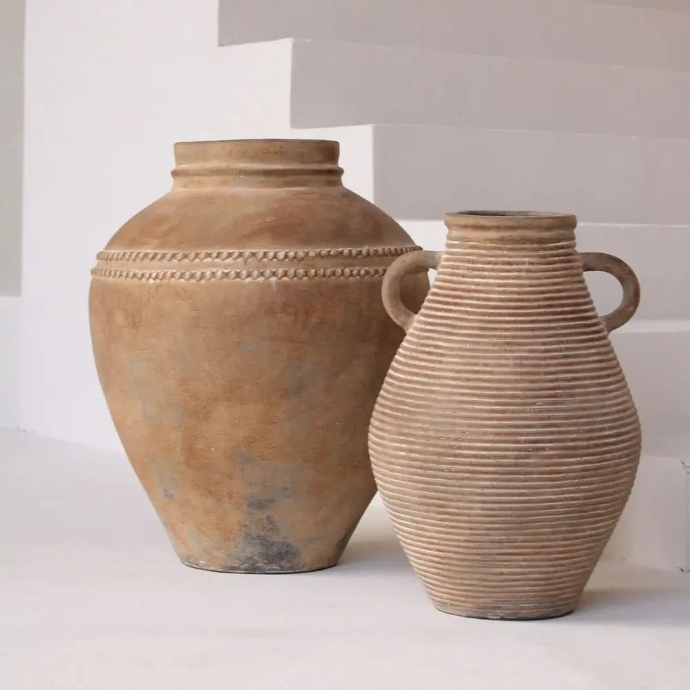Decorative objects - Alam pot - antique finish - DESIGN TRIP
