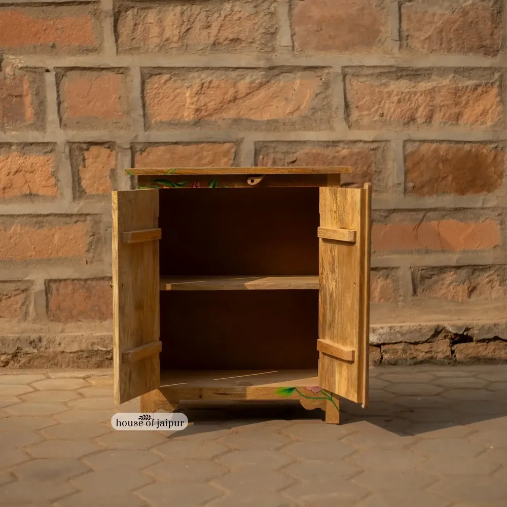 Sideboards - Jaipur Petite Hand-Painted Solid Wood Cabinet by House of Jaipur - HOUSE OF JAIPUR