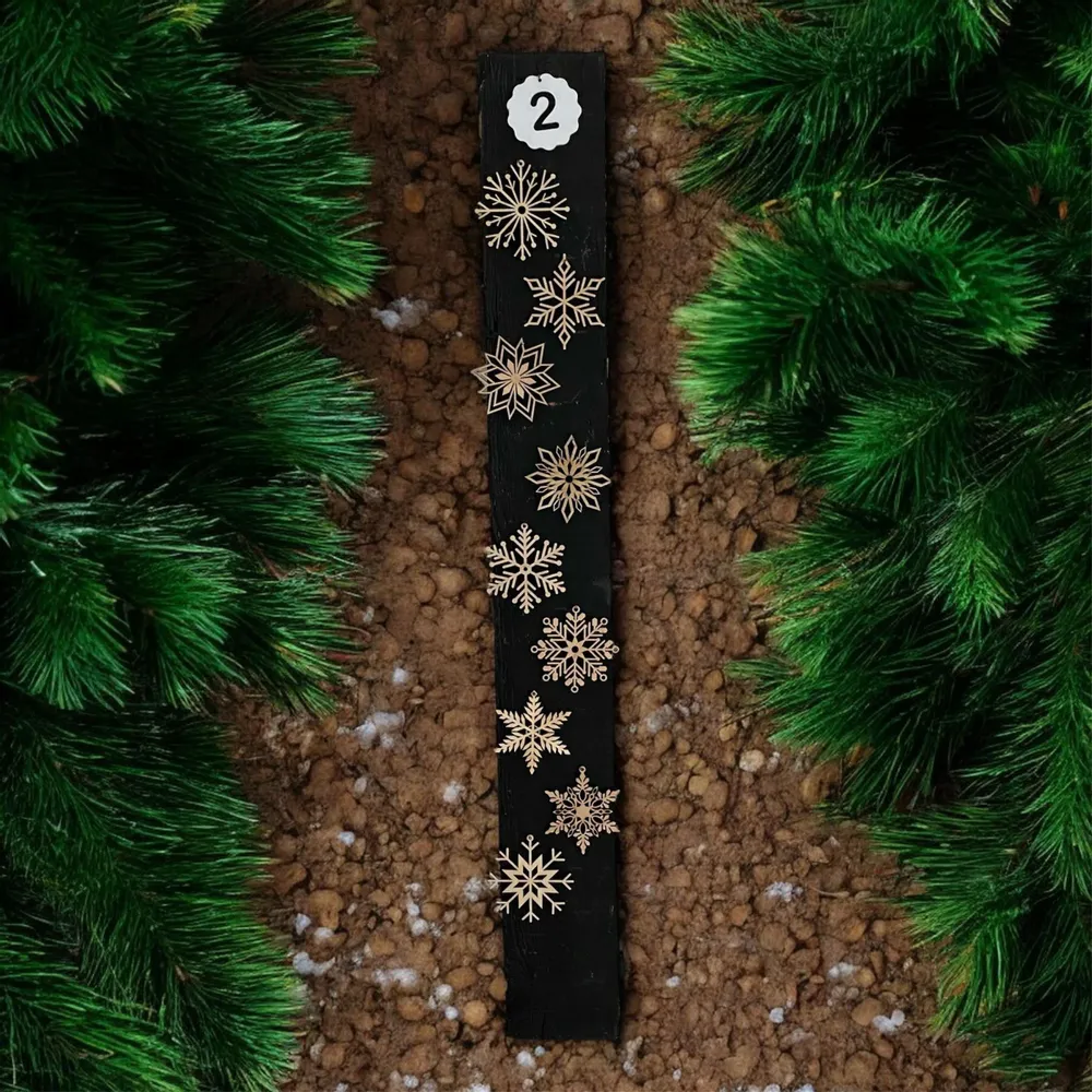 Christmas garlands and baubles - Christmas Star - Wood Lace Collection - 9 pieces - LA COUR DU JUCH