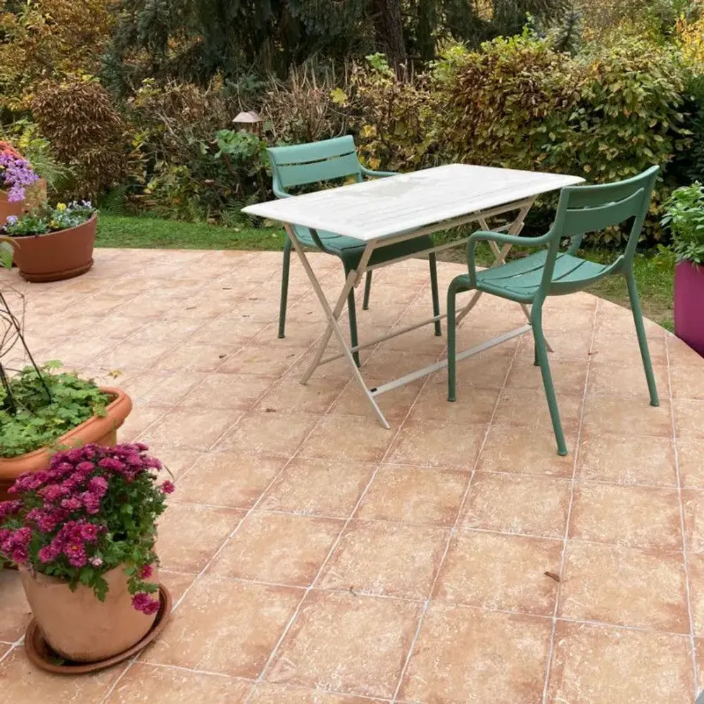 Outdoor floor coverings - Pont du Gard tiles - Ochre — Exterior - LIGERIO