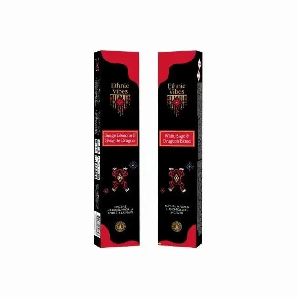 Parfums d'intérieur - Encens Fragrances & Sens Ethnic Vibes Sauge Blanche & Sang De Dragon Masala 15g - ARABESK