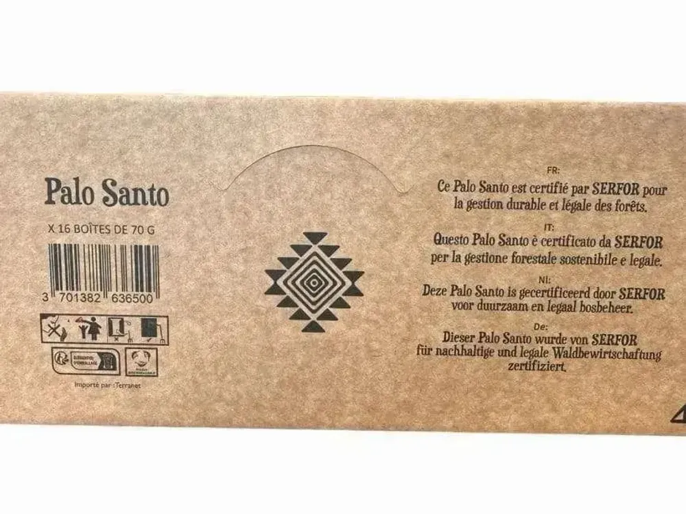 Home fragrances - Display Stand 16 Boxes 70g Palo Santo Sticks - ARABESK
