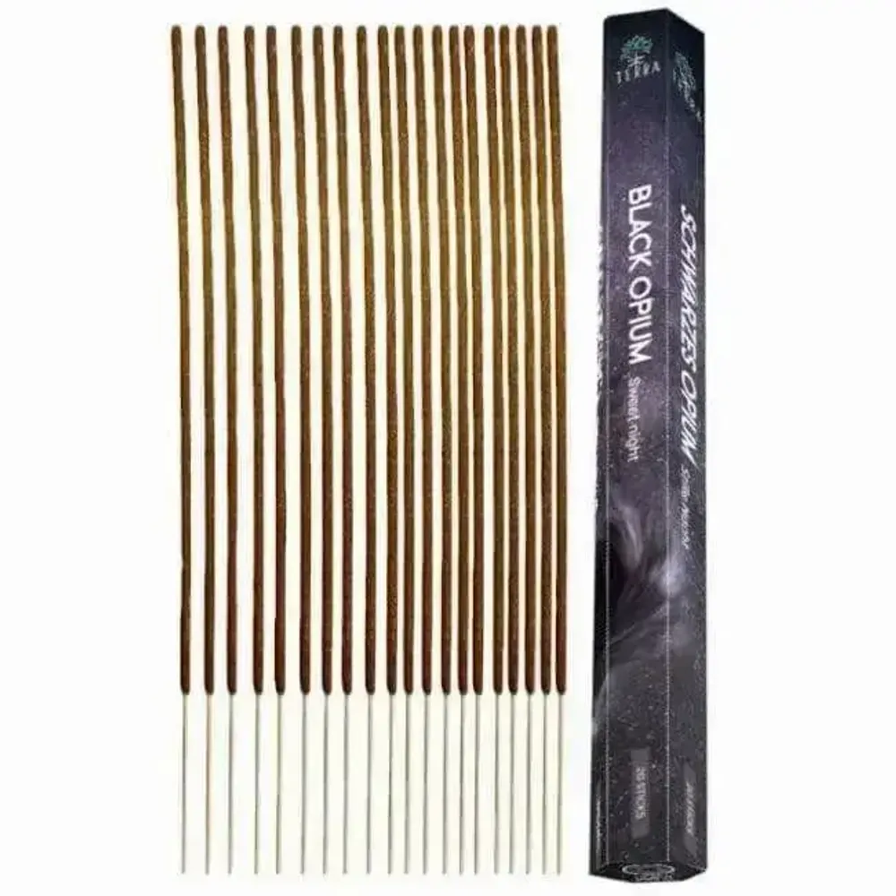 Home fragrances - Terra Charcoal Free Incense Hexa - Black Opium30g - ARABESK