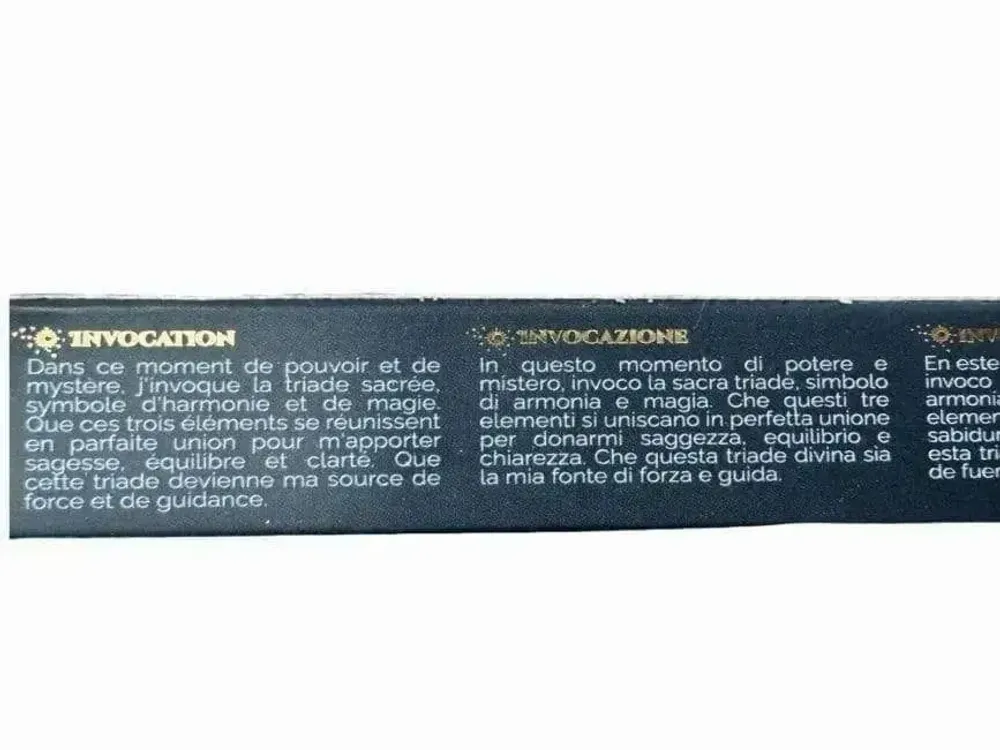 Parfums d'intérieur - Encens Fragrances & Sens Esoterik Vibes Triade Divine Masala 15g - ARABESK