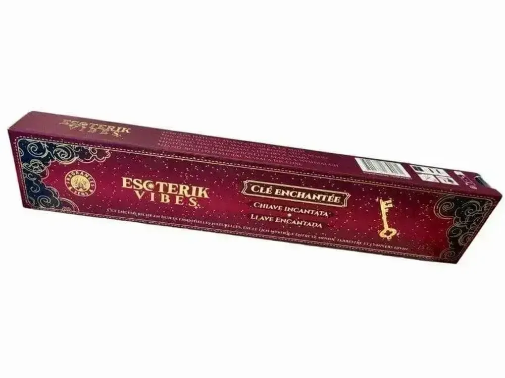 Home fragrances - Incense Fragrances & Senses Esoterik Vibes Enchanted Key Masala - Box of 12 Packs (15g) - ARABESK