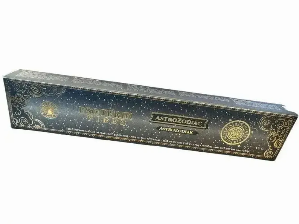 Parfums d'intérieur - Encens Fragrances & Sens Esoterik Vibes Astrozodiaque Masala - Boîte De 12 Paquets (15g) - ARABESK