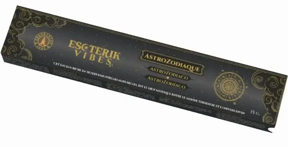 Parfums d'intérieur - Encens Fragrances & Sens Esoterik Vibes Astrozodiaque Masala - Boîte De 12 Paquets (15g) - ARABESK