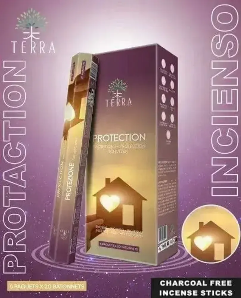 Home fragrances - Terra Charcoal Free Incense Hexa - Protection 30g - ARABESK