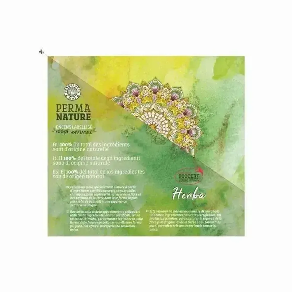 Parfums d'intérieur - Perma Nature Herba Citronnelle Labellisée Ecocert-Commerce Équitable 15g - ARABESK