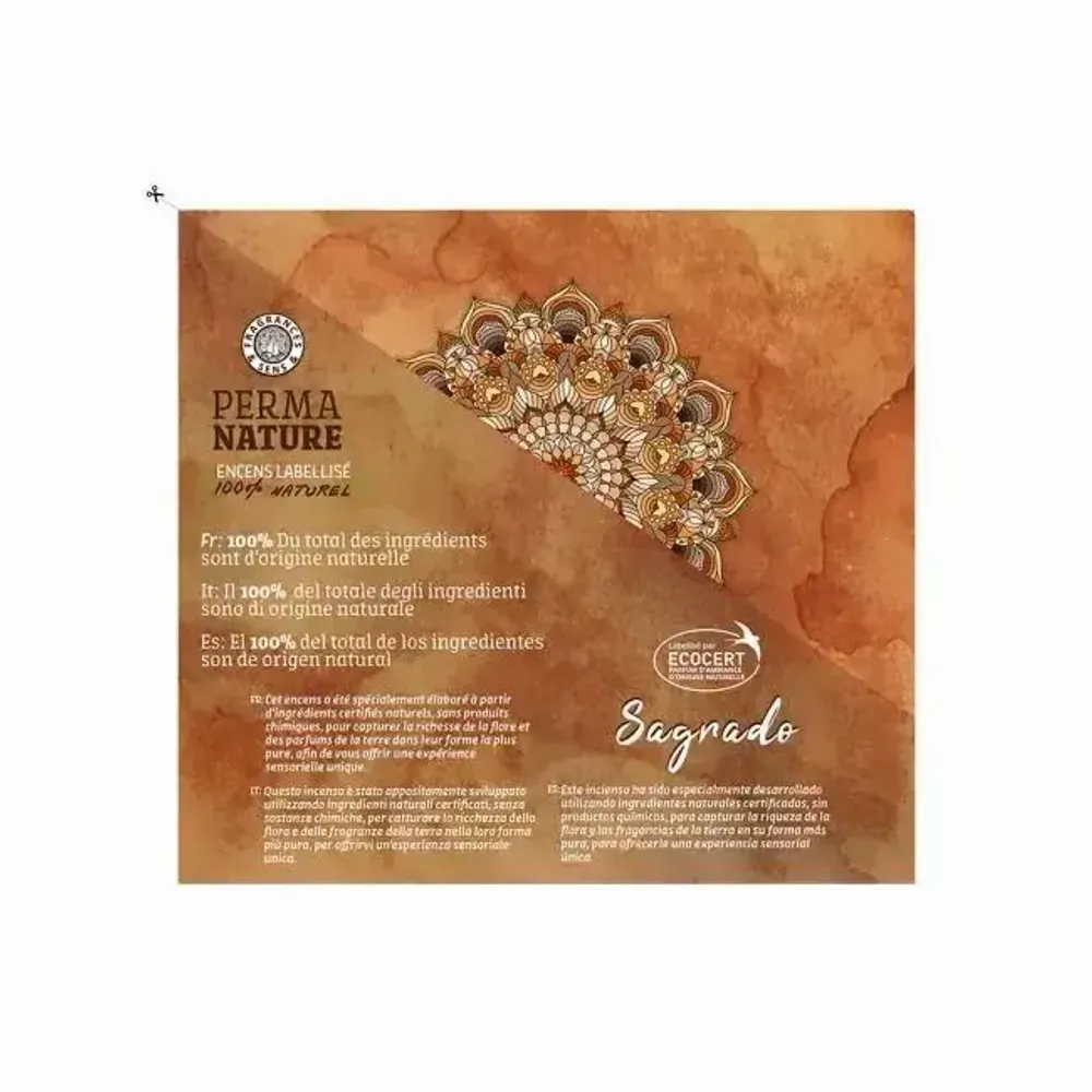 Home fragrances - Perma Nature Sagrado Palo Santo Ecocert-Fair Trade Labeled 15g - ARABESK