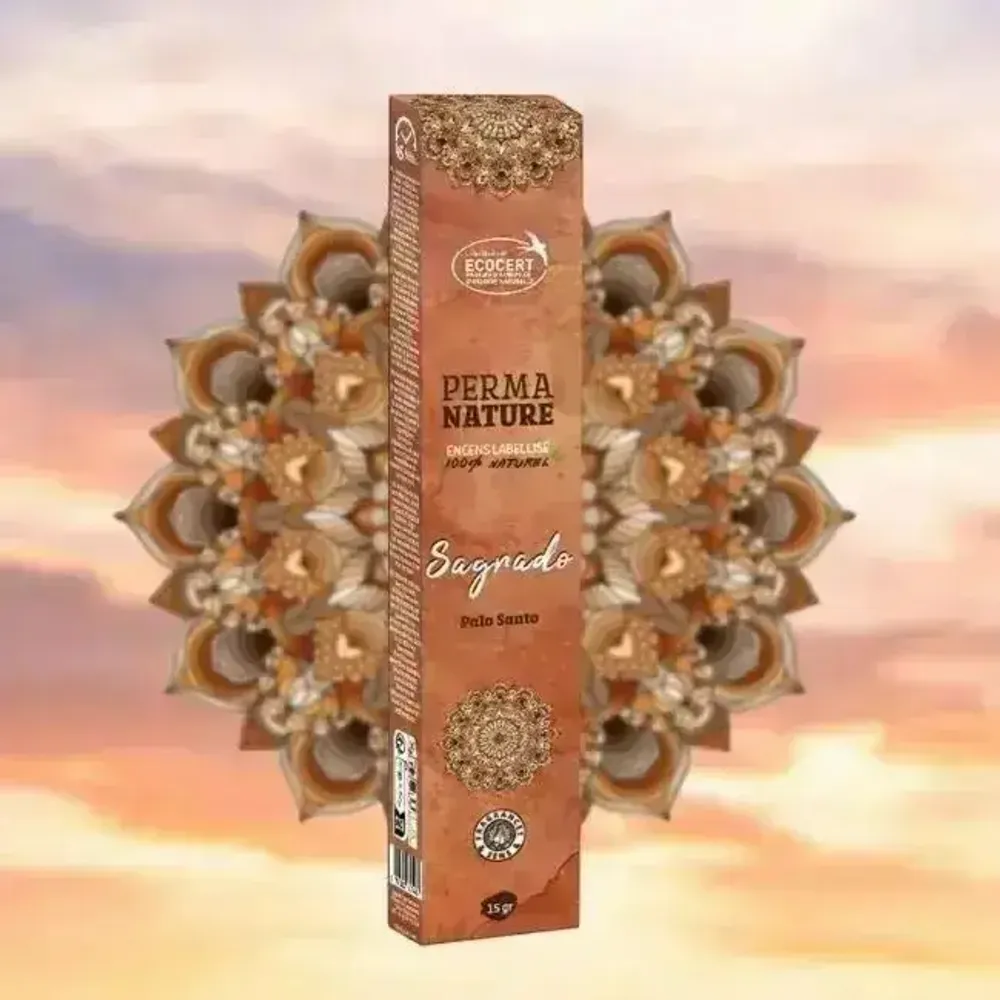 Home fragrances - Perma Nature Sagrado Palo Santo Ecocert-Fair Trade Labeled 15g - ARABESK
