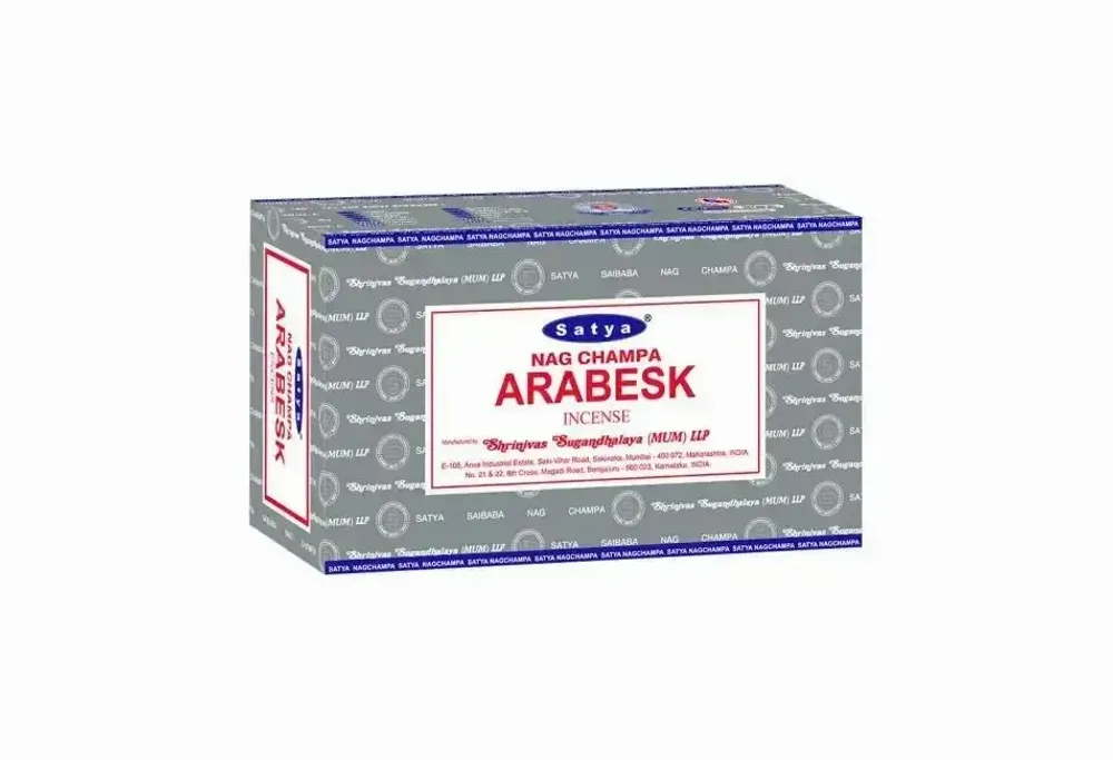 Home fragrances - Satya Arabesk Incense 15g - Box of 12 packs - ARABESK