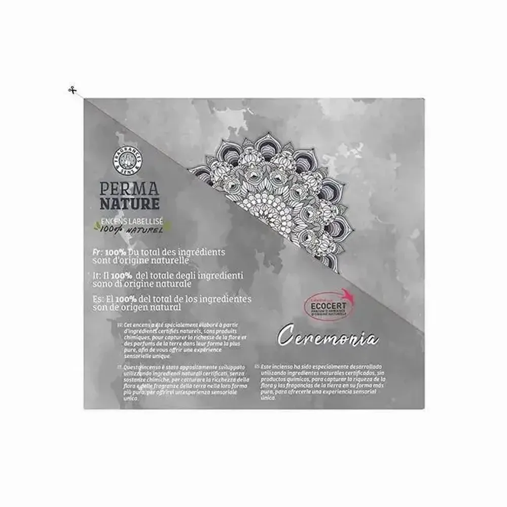 Parfums d'intérieur - Perma Nature Ceremonia Sauge Blanche Labellisée Ecocert-Commerce Équitable 15g - ARABESK