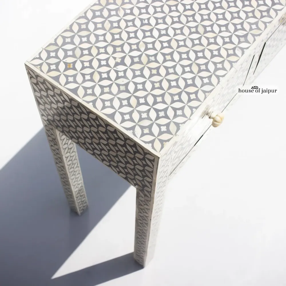 Consoles - Geometric Console Table by House of Jaipur - HOUSE OF JAIPUR