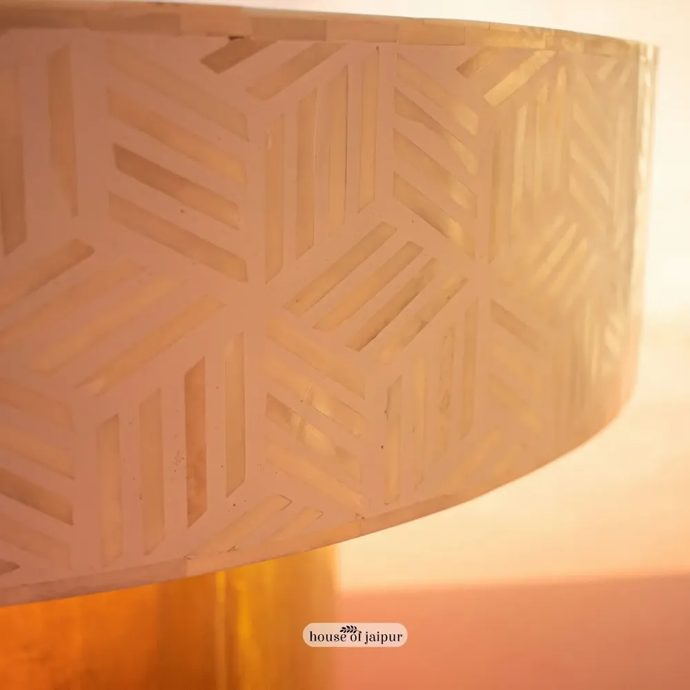 Tables basses - Cube Round Coffee Table by House of Jaipur - HOUSE OF JAIPUR