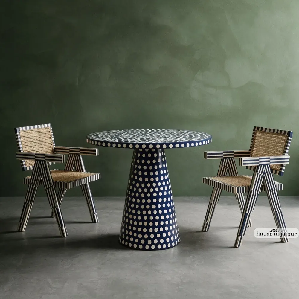 Sideboards - Dotism Dining Table by House of Jaipur - HOUSE OF JAIPUR