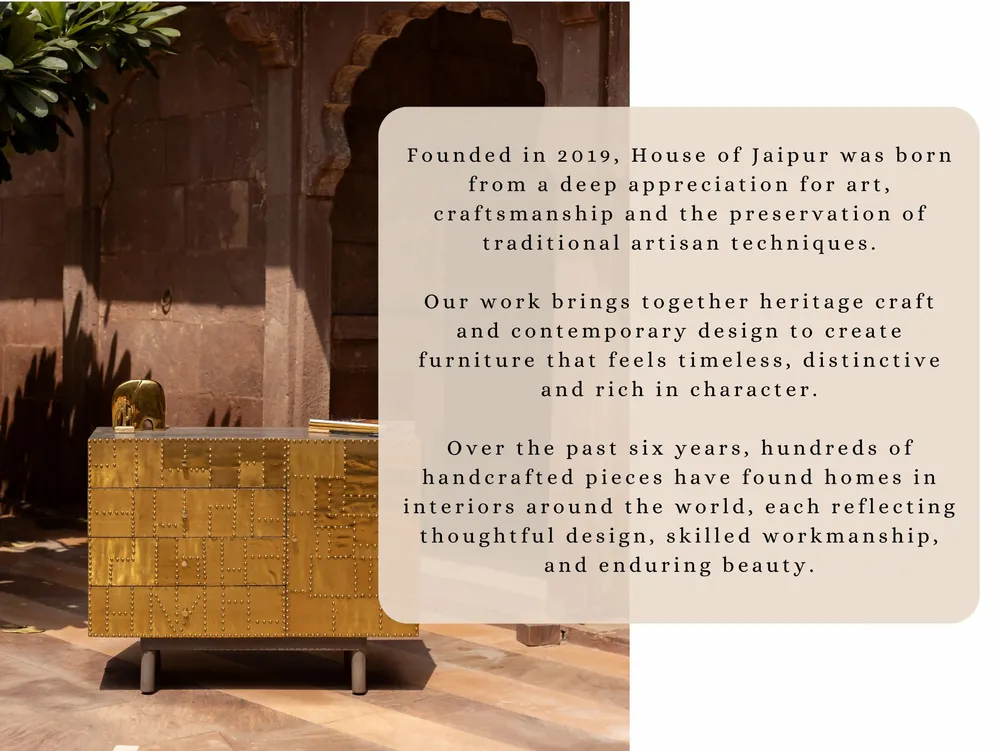 Chests of drawers - Jaipur Hand-Painted Solid Wood Chest of Drawer - HOUSE OF JAIPUR