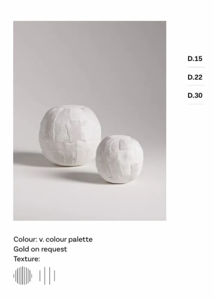 Design objects - SFERO - PAOLA PARONETTO