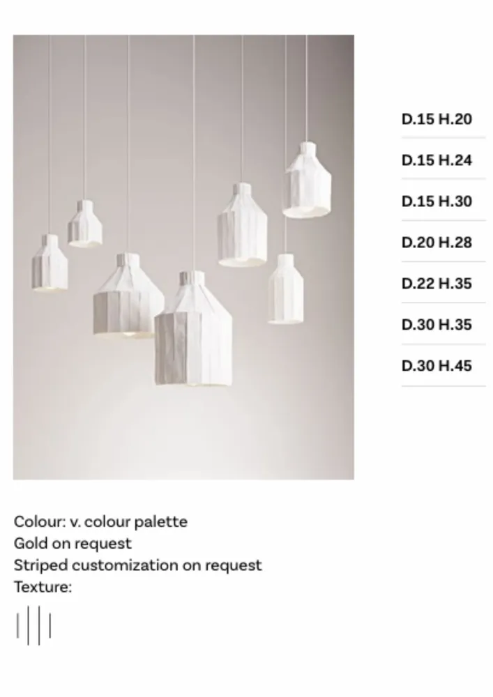 Suspensions - SUFI LAMP - PAOLA PARONETTO