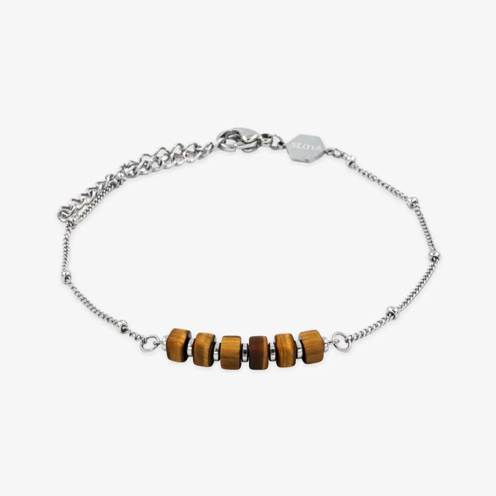 Cadeaux - Bougie bijou pierres Oeil de Tigre - parfum Ambre Royal - SLOYA