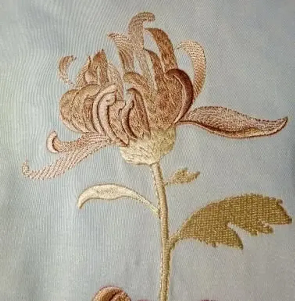 Linge de table textile - CHRYSANTHÈME  - serviette, set de table, chemin de table et nappe - ARTIPARIS