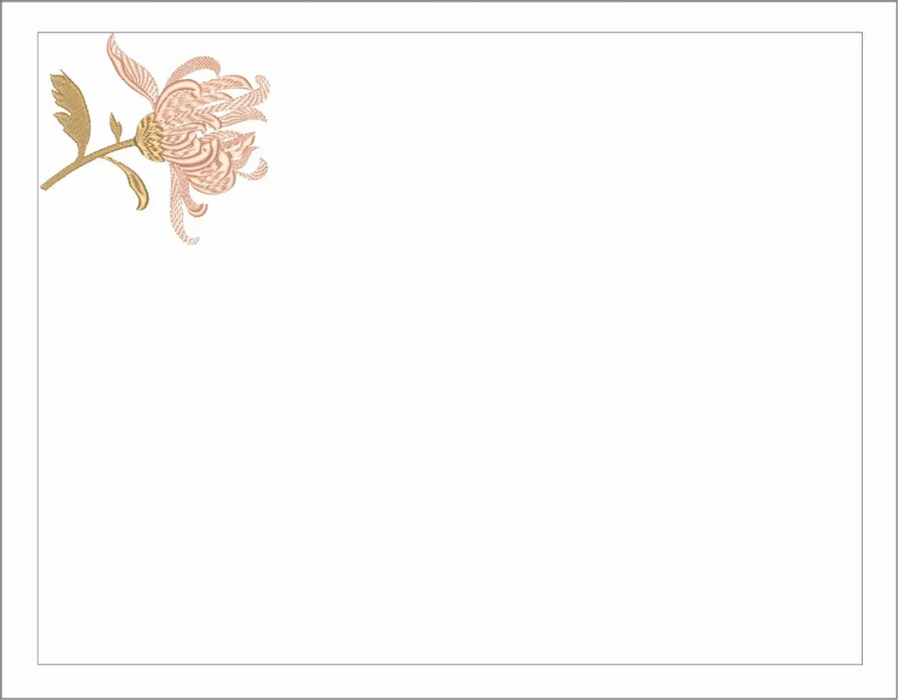Linge de table textile - CHRYSANTHÈME  - serviette, set de table, chemin de table et nappe - ARTIPARIS