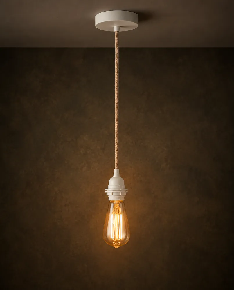 Plafonniers - Douille de Plafond - Naturel Blanc - 1 Pièce - BAZAR BIZAR LIVING