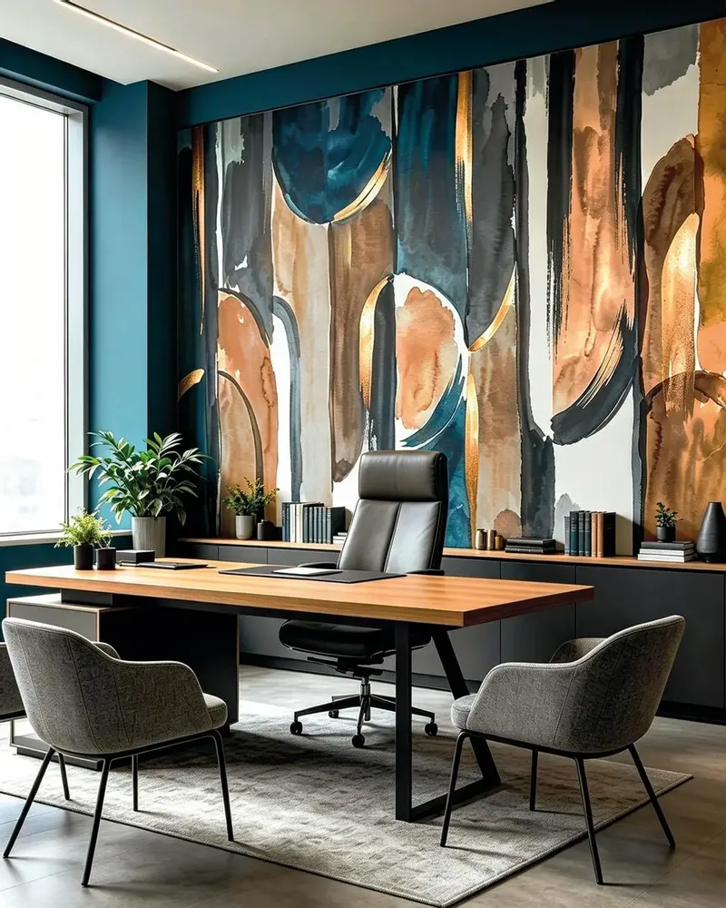 Wallpaper - Custom wall decor - PIGMENT - LGD01 DECOR MURAL SUR MESURE