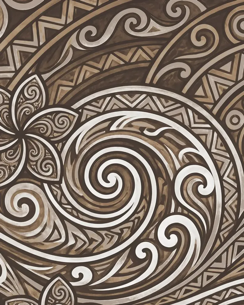 Wallpaper - Custom wall decor - MANA - LGD01 DECOR MURAL SUR MESURE