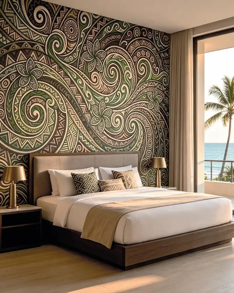 Wallpaper - Custom wall decor - MANA - LGD01 DECOR MURAL SUR MESURE
