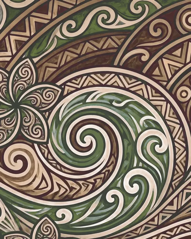 Wallpaper - Custom wall decor - MANA - LGD01 DECOR MURAL SUR MESURE