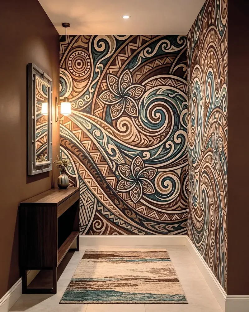 Wallpaper - Custom wall decor - MANA - LGD01 DECOR MURAL SUR MESURE