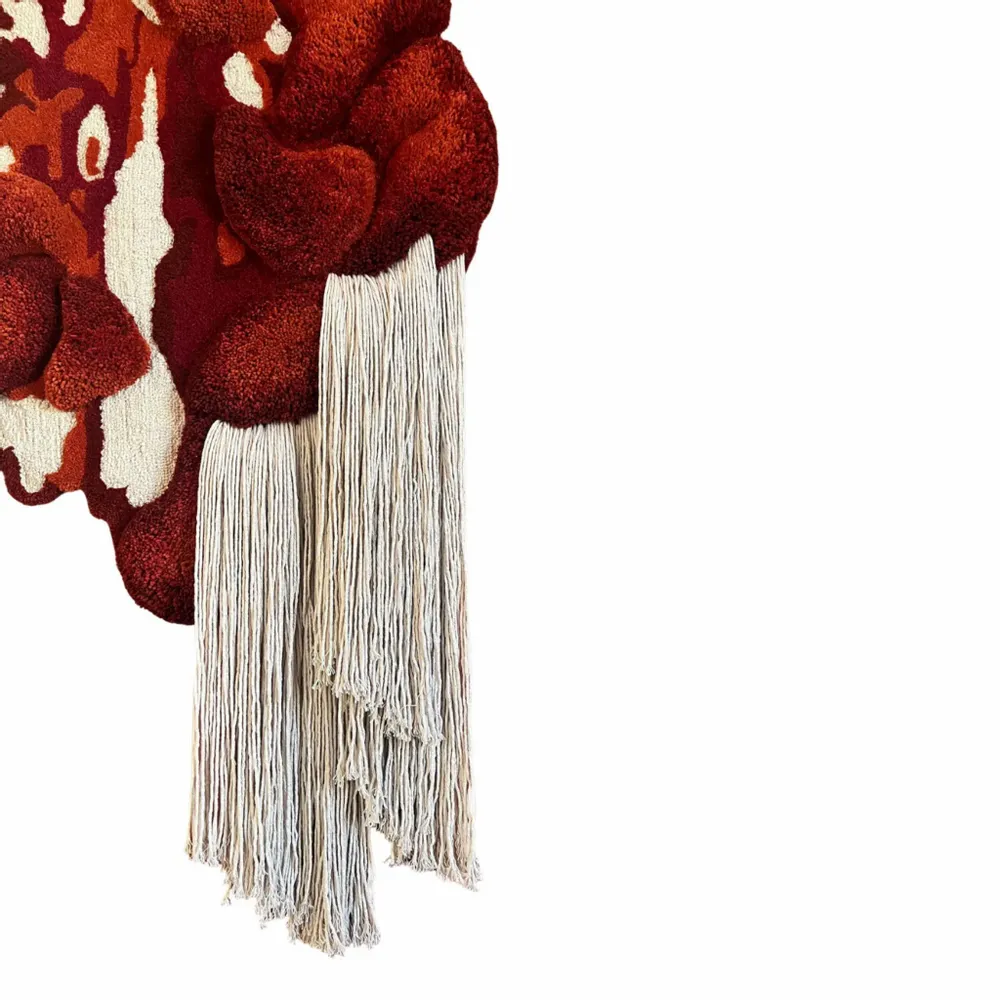 Design carpets - Wall art, designer carpet, unique piece MATERIA PRIMA V - ATELIER SAGRADO