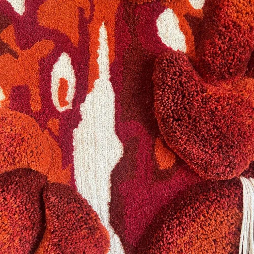 Design carpets - Wall art, designer carpet, unique piece MATERIA PRIMA V - ATELIER SAGRADO