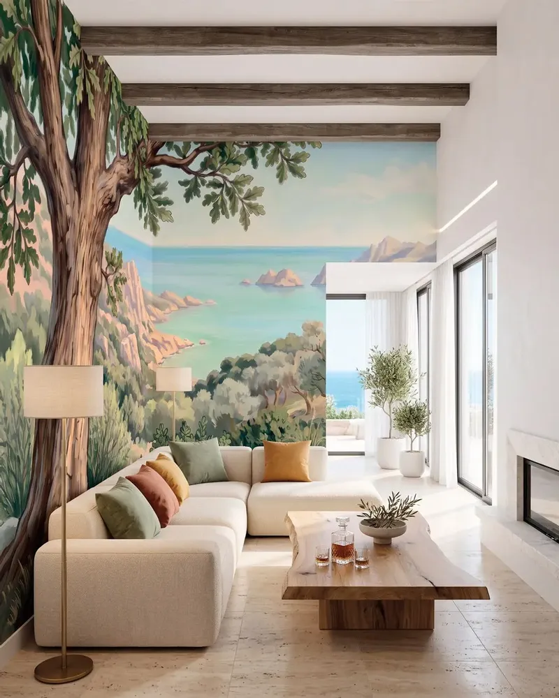 Papiers peints - Décor mural sur mesure - CORSICA - LGD01 DECOR MURAL SUR MESURE