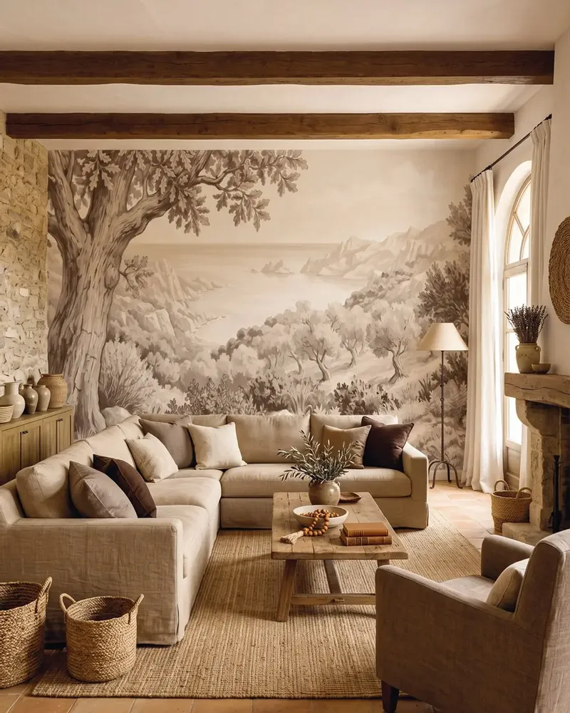 Papiers peints - Décor mural sur mesure - CORSICA - LGD01 DECOR MURAL SUR MESURE
