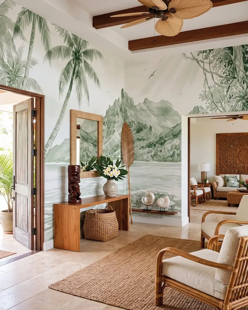 Wallpaper - Custom wall decor - BORA - LGD01 DECOR MURAL SUR MESURE
