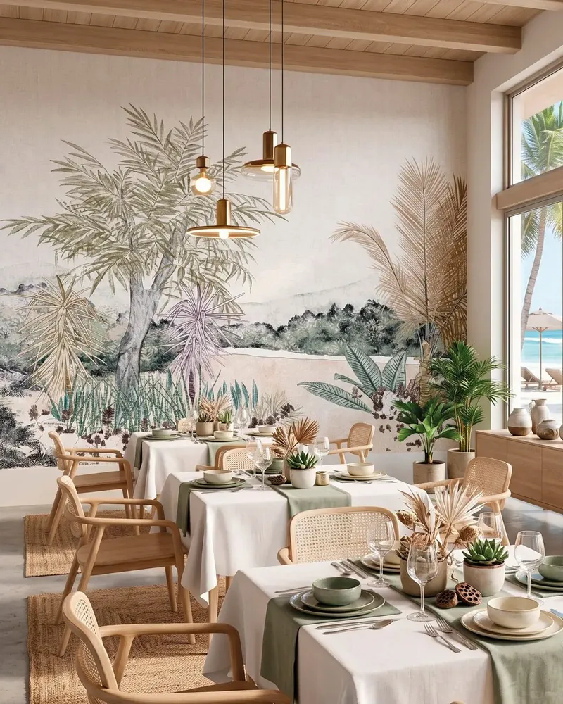 Wallpaper - Custom wall decor - EDEN - LGD01 DECOR MURAL SUR MESURE
